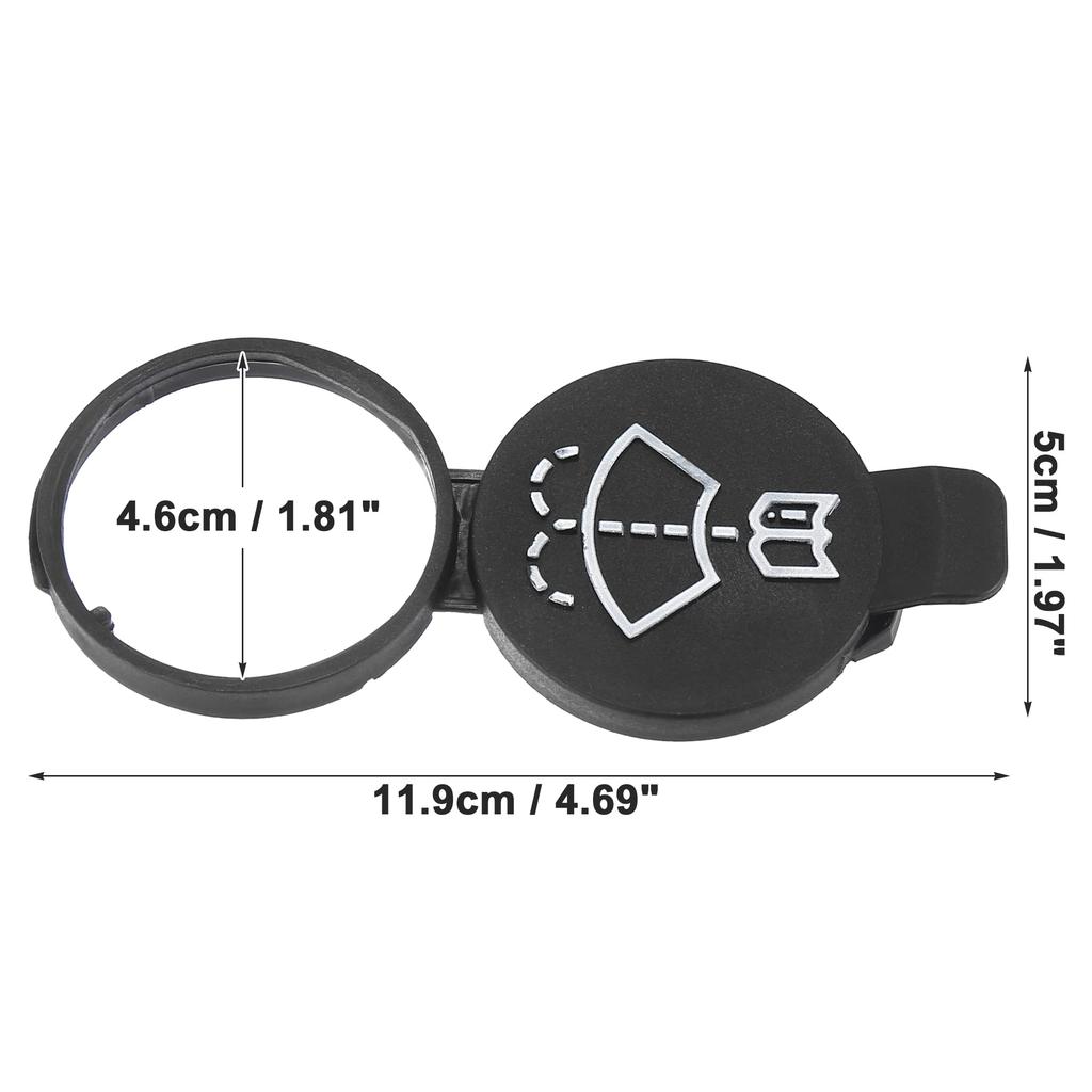 ACROPIX Washer Tank Cap Reservoir Tank Wiper Reservoir Cap Lid Windshield Washer Wiper Reservoir
