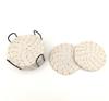 8pcs Handwoven Coasters Made of Cotton Absorbent and Heat-resistant Solid Color Nordic Style Coaster for Home Decoration