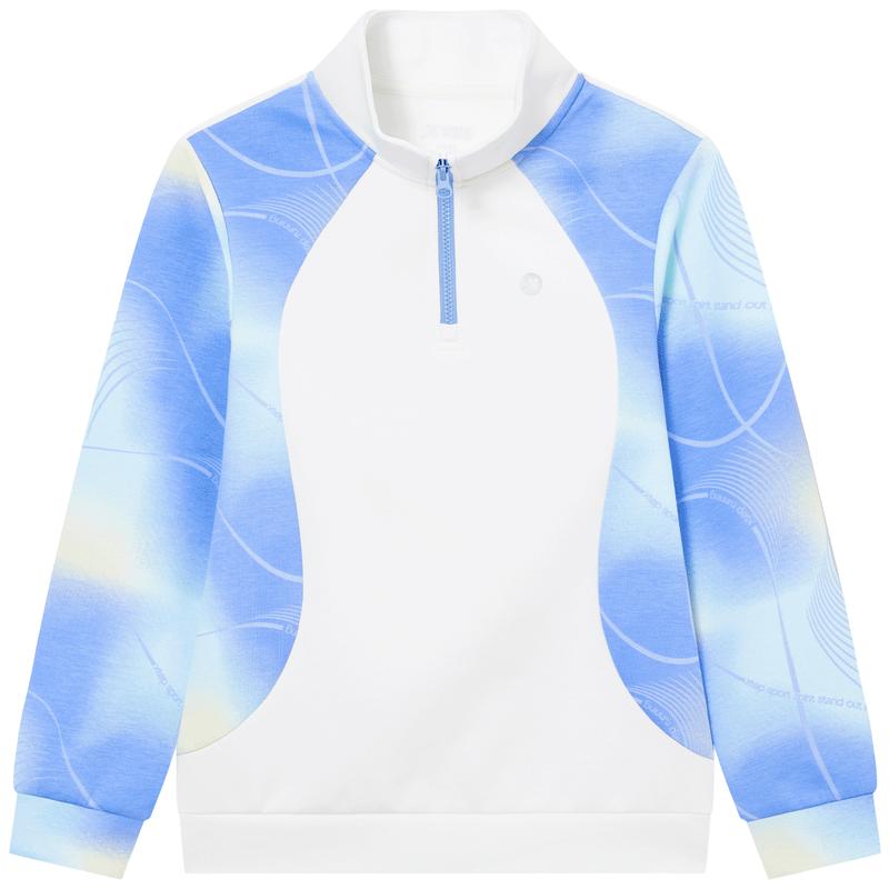 Xtep Girls Flowing Color Air Cushion Half-Placket Sport Top 165