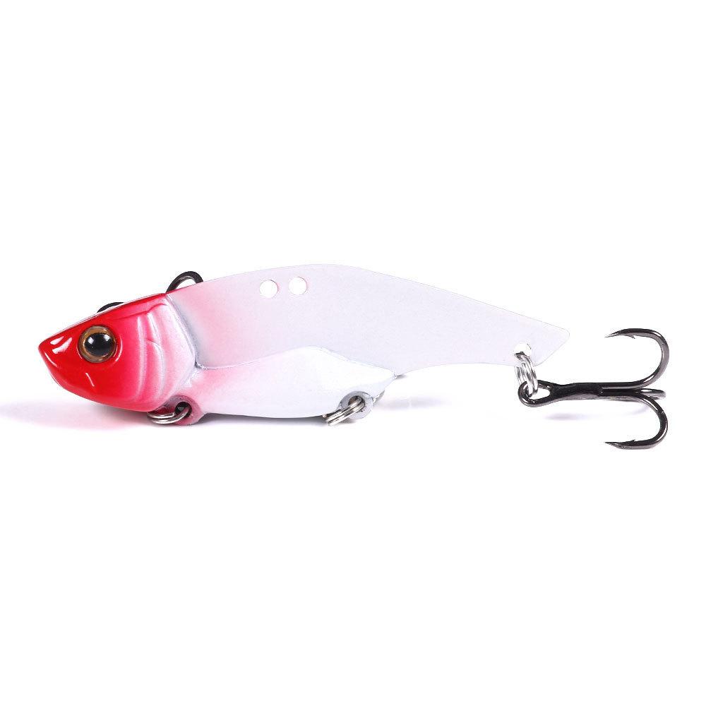 Freshwater Bass Lure BaitVIBRotating Sequin Blood Groove Hook5cm12g16g10No.12No.