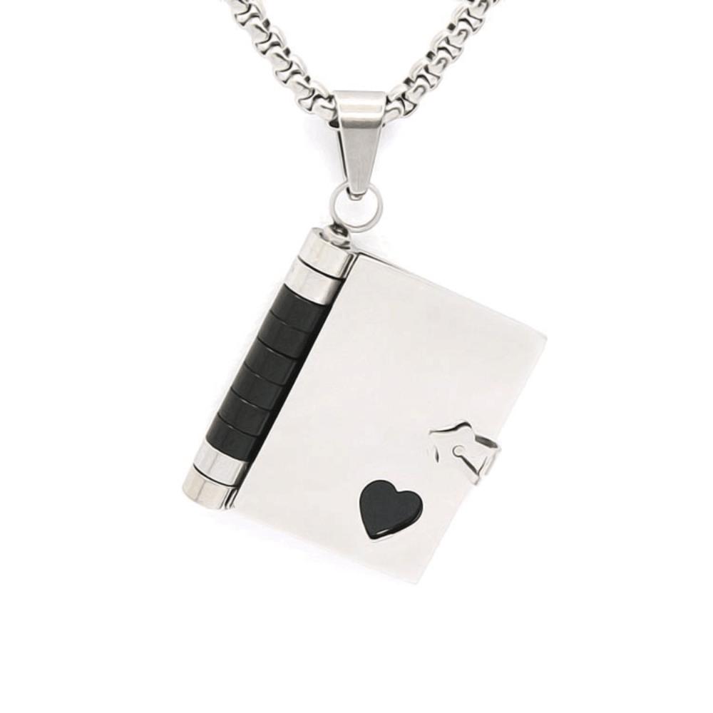 European and American Men's and Women's Pendants with Letters on The Back