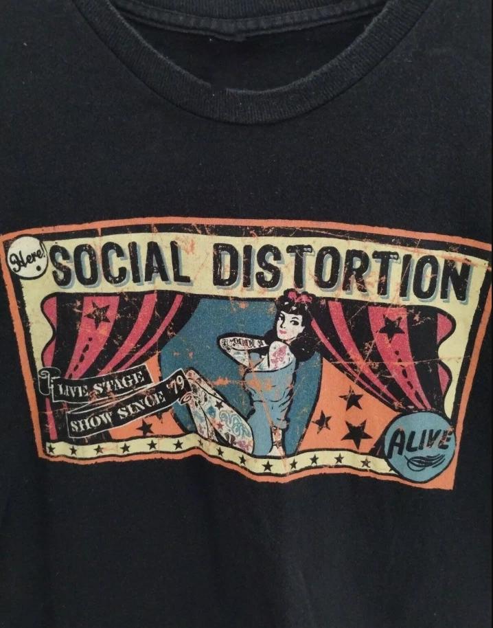 

Social Distortion Band Black Gift For Fan S-2345XL T-shirt 3XL