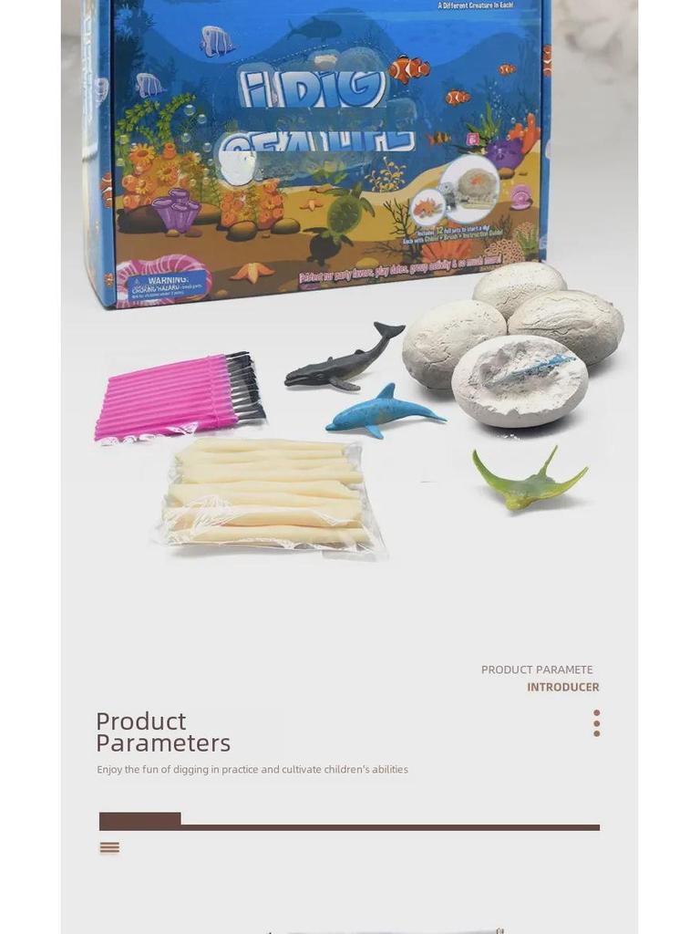 Neues Tierausgrabungs-Entdeckungsset: Ozean- & Grasland-Insektenerkundungsspielzeug für Kinder