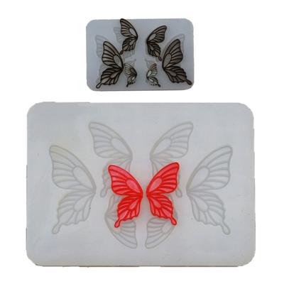 Boucles d'oreilles Moule Époxy Boucles d'oreilles Papillon Attrayantes Moule Boucles d'oreilles Pendentif d'oreille Personnalisé Moules en Silicone pour les Passionnés d'Artisanat