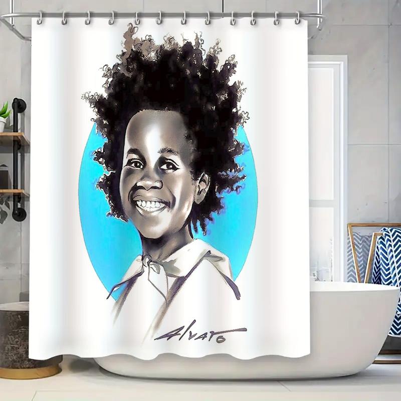 

Anime Shower Curtain Japanese Art Decor Abstract Pattern Bathroom Decor Backdrop Washroom Curtains Modern Home Textile W60H190(CM)-1 Pcs