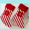Christmas Sock Decor With Creative Letter Design And Soft Fabric For Festive Home Decor
