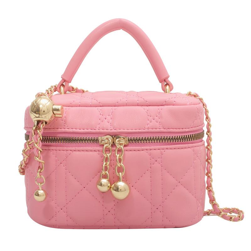 Handheld Small Bag Women's New Solid Color Messenger Bag Versatile Small Square Bag