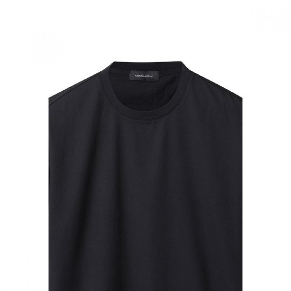 Customellow Black Relax FiT Logo T shirT cwTam25413bkx