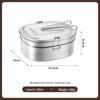 Food Grade 304 Stainless Steel Lunch Box