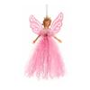 Acrylic Crystal Christmas Tree Pendants Stereoscopic Clear Xmas Tree Hanging Ornaments DIY Angel/Elk/Angel Snowflake Piece Gift