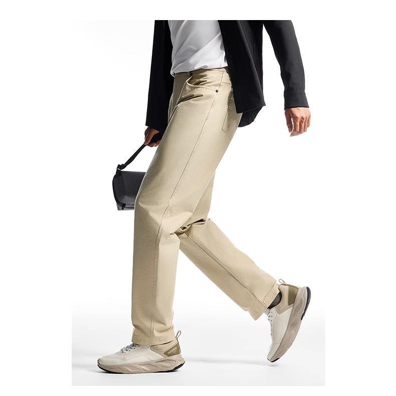 Anta Comfortable Versatile Slim Fit Sports Long Pants Men bottoms Dune-Gray 152517505-2