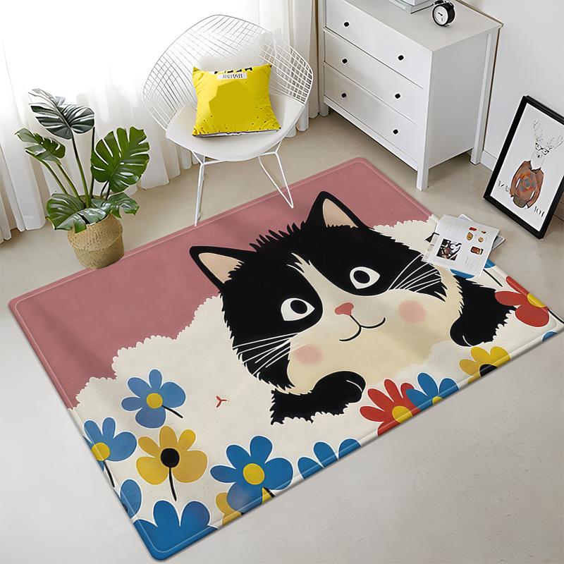 Cartoon Carpet Anime Rug Living Room Bedroom Large Carpet Bathroom Floor Mat Kitchen Door Mat Children's Room Home Decoration