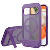 Armor Design Shockproof Matte Case For Google Pixel 10 9 Pro XL Magnetic Wireless Charge Hidden Brackret Semi-Transparent Cover