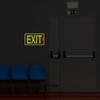 10 Pcs Exit Signs Glow In the Dark Exit Signs for Business 12 X 7 Inch Photoluminescent Signs Stickers with Arrows for Indoor Outdoor for Business,