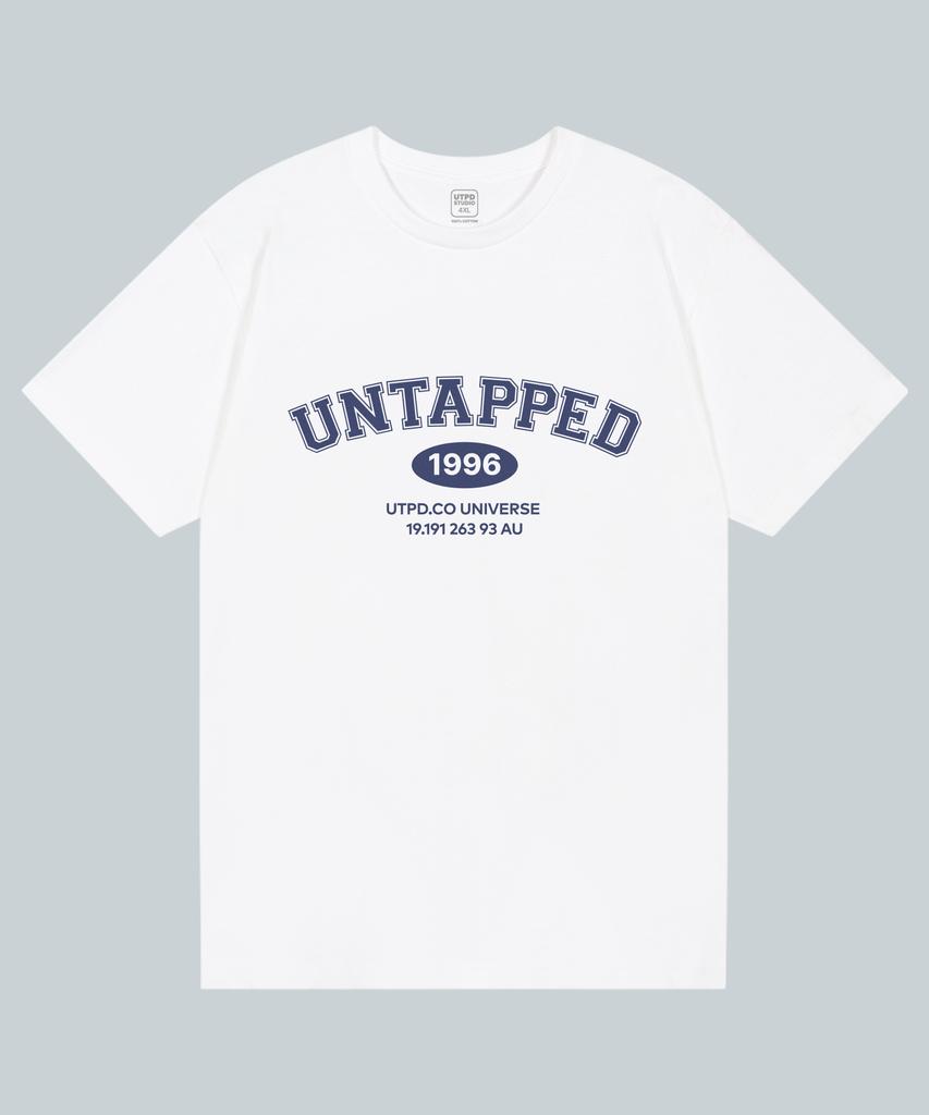 UNTAPPED STUDIO 1996 Signature Pure Cotton Big Oversized Short Sleeve T-Shirt 2 Colors