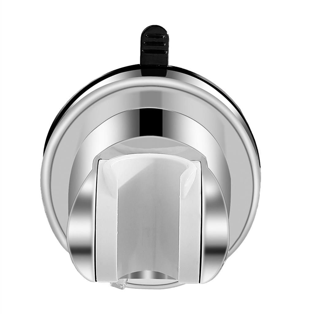 Bathroom Adjustable Wall Mounted Shower Head Holder Universals Suction Cup Shower Mount Holder Base Easy Installation