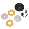 1Celsius10 RC 56T Large Spur Gear with 13T 15T Motor Gear RC Upgrade Parts for   SCX10 RC Crawler Car