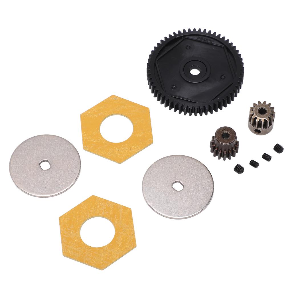 1Celsius10 RC 56T Large Spur Gear with 13T 15T Motor Gear RC Upgrade Parts for   SCX10 RC Crawler Car