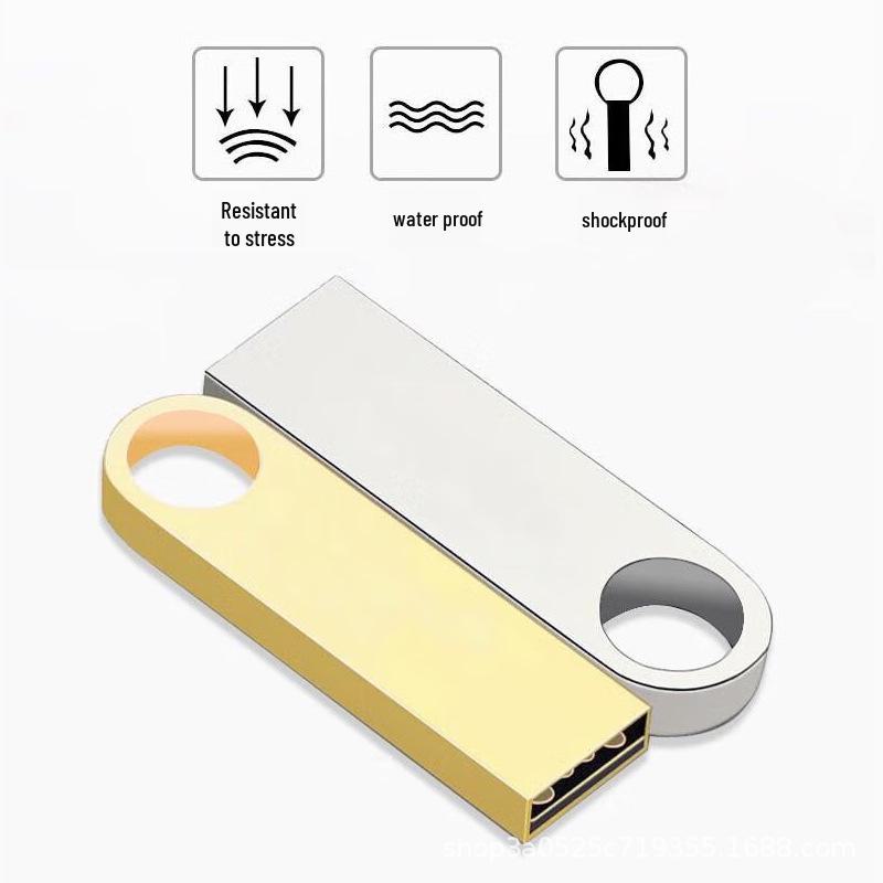 Engraved Metal USB Drives: Creative Gifts In 32GB, 64GB, and 128GB, High-Speed for Cars