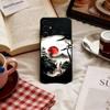 Classical Chinese Landscape Phone Case Black Silicone Soft For Samsung S25,S24,S21,S22,S23,S30,Ultra,S20,Plus,Fe,Lite