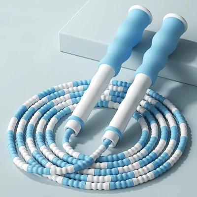 2.8M Bamboo Joint Jump Rope Pvc Beginners Adult Children Soft Beaded No Tangle Segmented Fitness Gym Training Jump Rope Summer