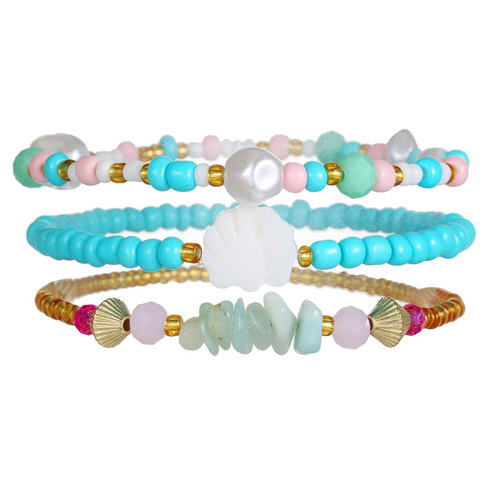 JYL TS Bracelet Rainbow Heart  Couple Style Fosters Vibrant Love ZJ14707 нектар