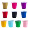 50pcs Disposable Plastic Cups Assorted Color Drinking Cups Wine Cup for Wedding Birthday Events Party Decor Home Bar Supplies