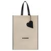 Logo Print Color Block Decorative Detail Fabric Tote Bag Medium Women Tote Bags Beige Black J10WC0001P6745280