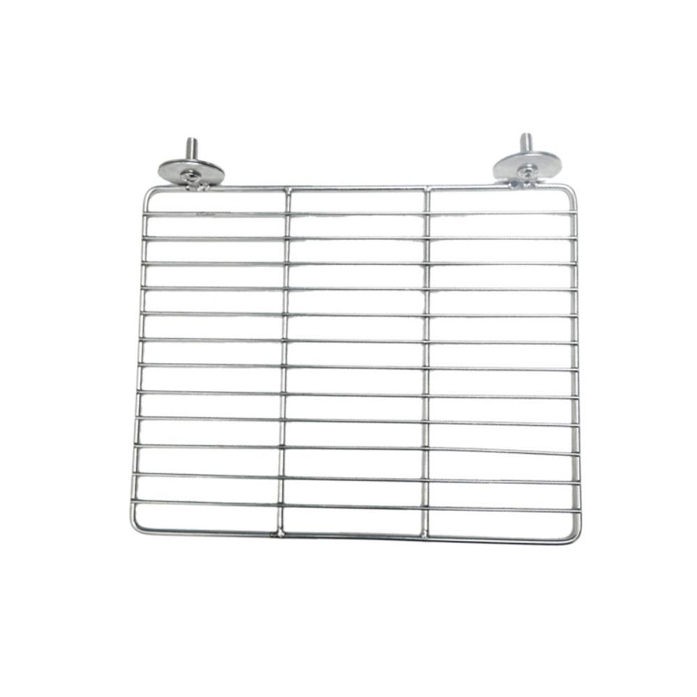 Moisture Proof Metal Grid Perch Stand Stainless Steel Bird Cage Activity Platform  Finches