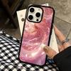 Minimalist Plain Powder Gold Quicksand Flash Powder Silicone Case For Iphone 12 15 Plus 11 13 17 14 16 Pro Max Simple Back Cover
