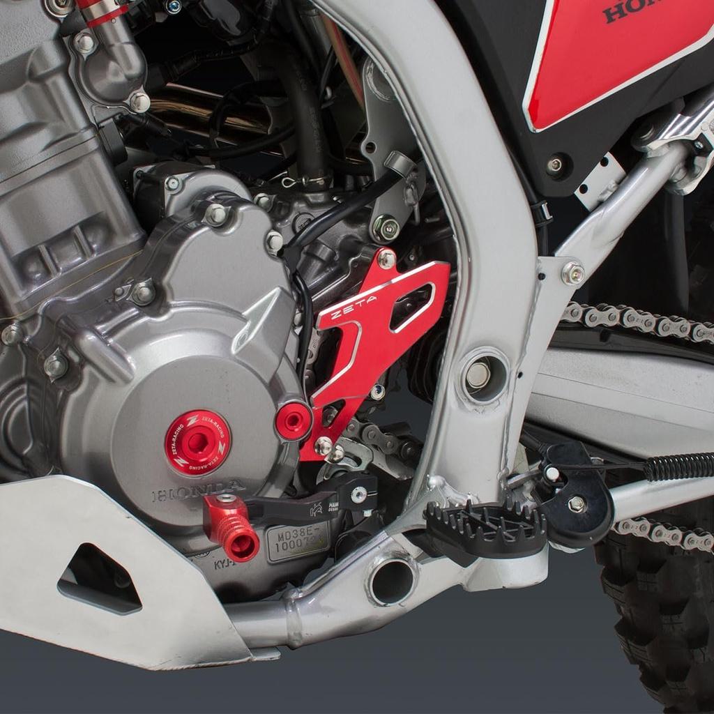 ZETA RACING Red Drive Cover Sprocket Cover CNC Aluminum for Honda CRF250L M Rally CRF300L Dirtfreak F6379