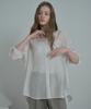 MIND BRIDGE WOMEN [W] Striped Oversized Shirt - 2 Colors