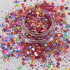 Holographic Cosmetic Christmas Decorations Chunky Glitter Nail Iridescent Flakes Sparkles Face Body Hair Nail  Glitter Sequins