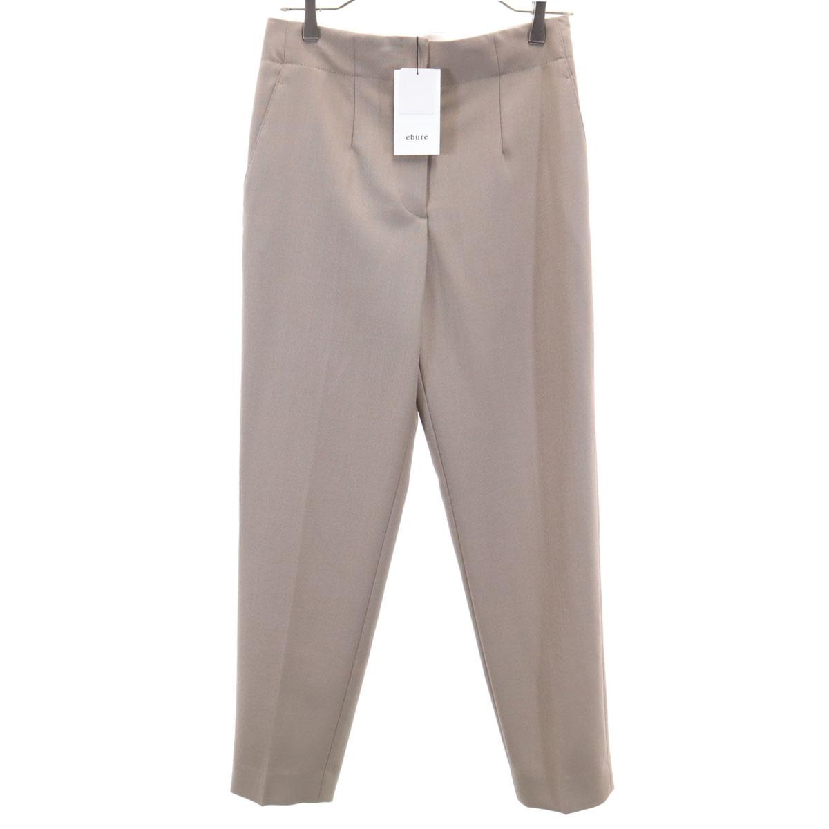 

неиспользованные ebure Сделано в Японии шерстяные зауженные брюки 38 Бежевый Женские Б/У