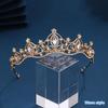 Hochzeit Haar Tiara Kristall Braut Tiara Krone Silber Farbe Diadem Schleier Tiaras Hochzeit Haarschmuck Kopfschmuck Kopfschmuck