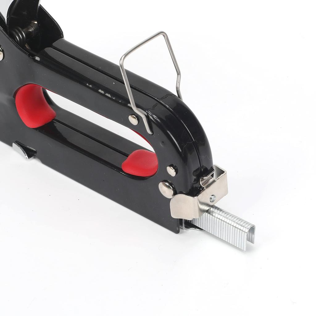 HFS(R) 3-in-1 Hand Stapler, Gun, Manual Stapler with 3000 Replacement Staples for Wiring, Repairs, Wood Backing, Carpentry, and Furniture