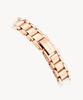Lollalojeu Ms. Lola Rose Gold Malachite Textured Women'S Metal Wristwatch