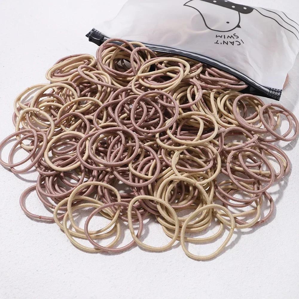 

50 шт. Резинки для волос, резинки, держатели для хвостика, веревки, скранчи, обруч, резинка для волос для женщин, мужчин, девочек, тонкий аксессуар для прически