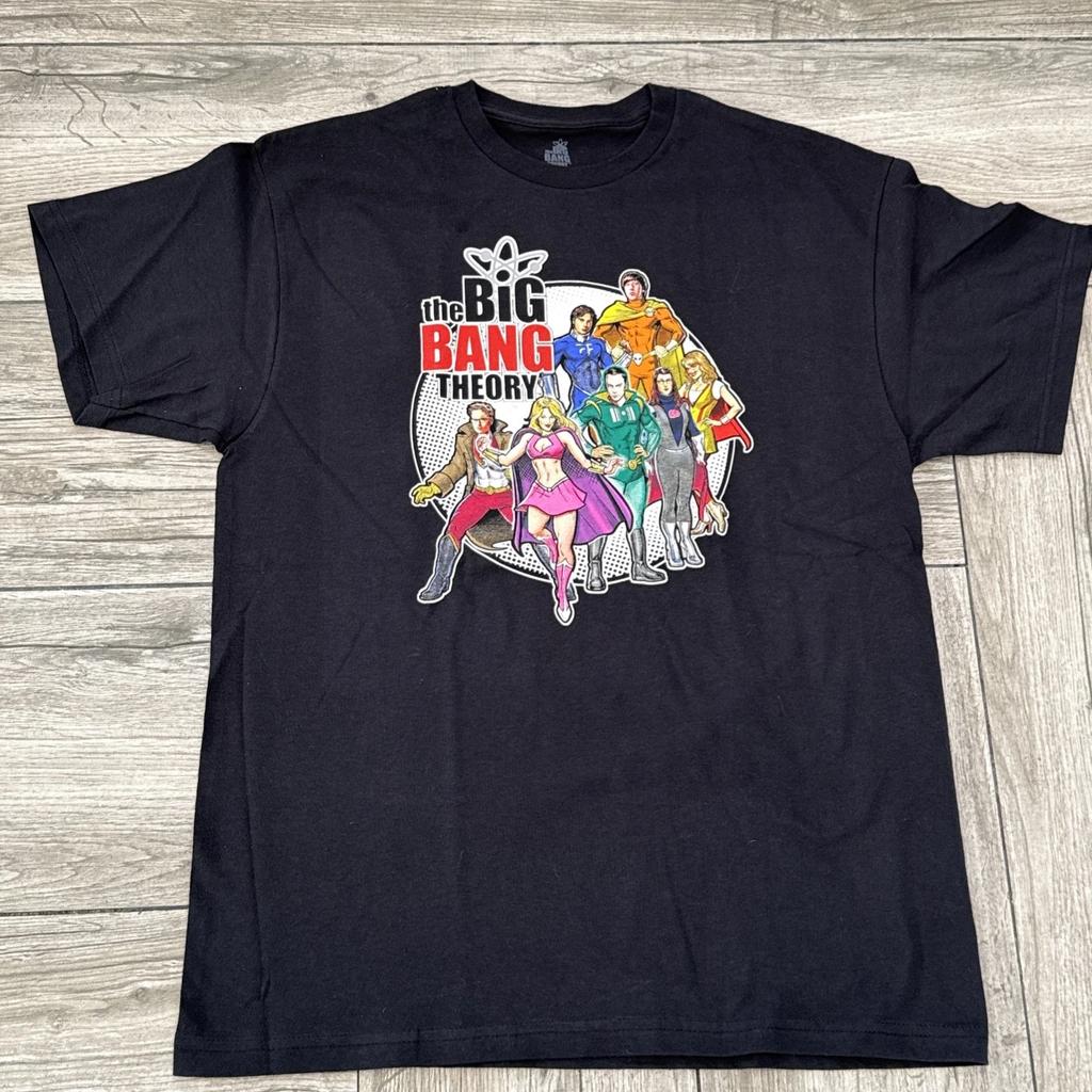 2013 The Big Bang Theory Group Penny Howard Leonard Sheldon Raj Size Large Tee