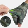 Wearable Antislip Gloves Fishing Protector Fishing Hunting Cycling Gloves Fishing Gloves Breathable Fingerless Gloves