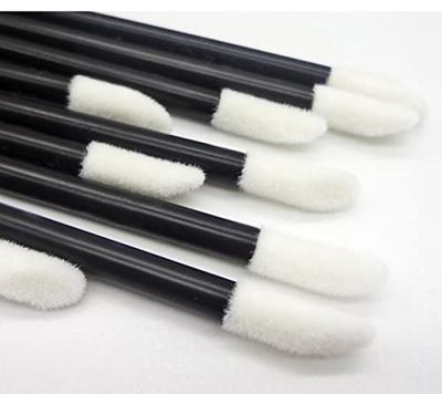 Kittro Einweg-Lippen-Packung mit Make-up Kosmetik Make-up-Pinsel Pinsel, 100, Tragbar, Praktisch, Pinsel, Zubehör, (Schwarz)