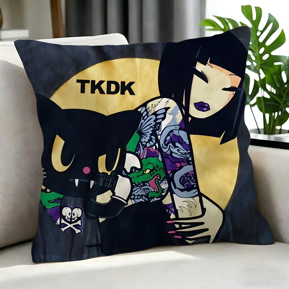 Brand Tokidoki Cushion Cover Cushion Cover Set 4Pcs 50X50 45X45 40X40 Pillowcase Decorative Sofa Home Decor