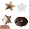 100pcs 20mm Gold/Silver Star Foam Fabric stars DIY Scrapbook Cards Ornaments Wedding Party Decoration Embossing Star Accessories