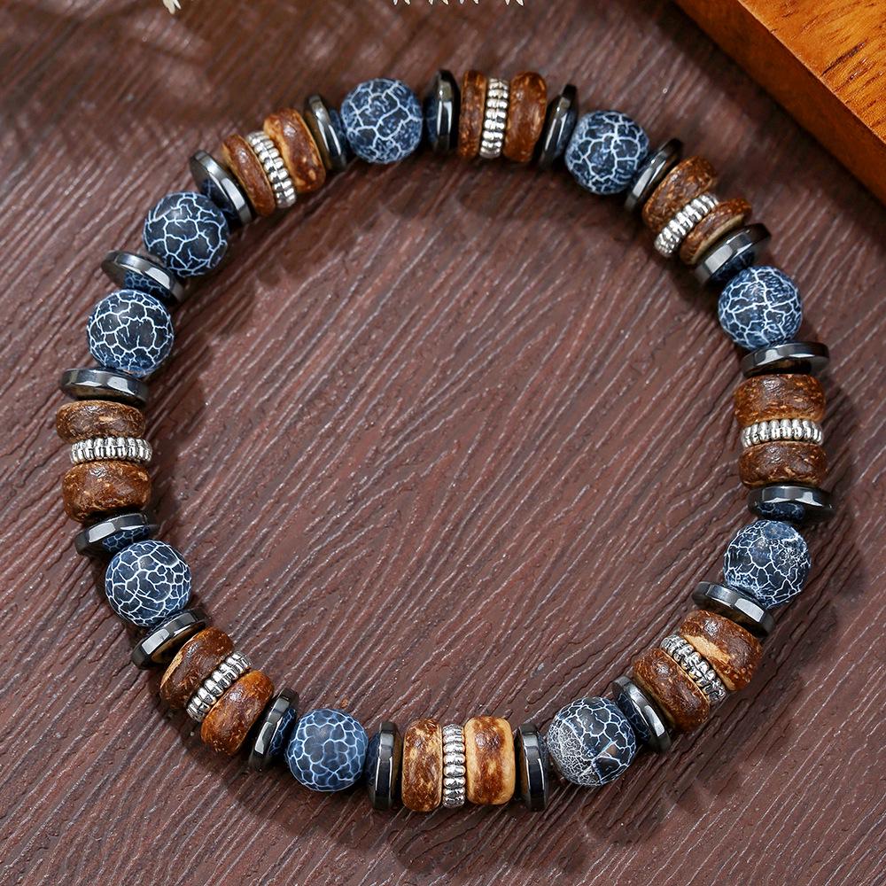 Bracelet Élastique Tigre Oeil en Cristal Européen, Bijoux en Perles de Pierre Naturelle