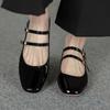 Fashion Women Pumps Spring Autumn Fashion Quality Women Shoes Low Heel Square Square Toe Comfortable Sexy Heels Women Zapatos De Mujer