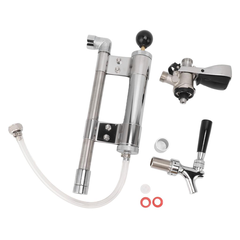 8in Keg Party Pump Beer Keg Tap Keg Hand Pump 8in Picnic Pump with Beer Faucet Draft Beer Party