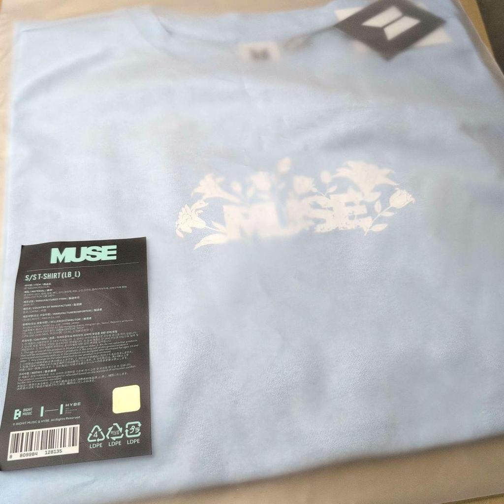 [USED] BTS JIMIN MUSE T-shirt Light Blue L Jimin