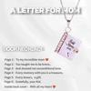 Titanium Steel Love Letter Pendant Necklace for Couples - Clavicle Chain for Girls.