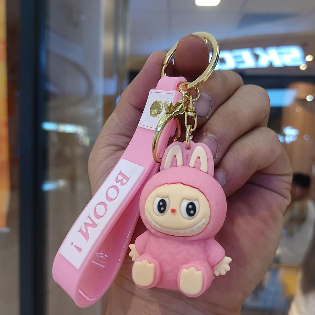 Buck Tooth Sheep Keychain Cute Cartoon Doll Schoolbag Pendant Car Key Chain Gift