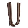 Women's High Heel Boots Autumn and Winter New Pointy Thin Heels Sexy Over the Knee Boots Large Size Women's Shoes